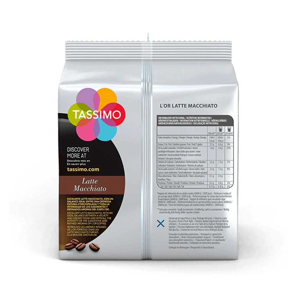 Tassimo L'OR Latte Macchiato Coffee Pods - Image 3