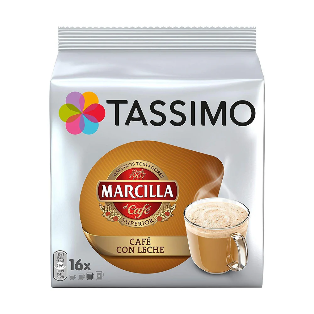 Tassimo Marcilla Café Con Leche Coffee Pods - Image 3