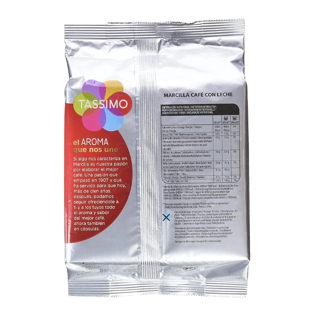 Tassimo Marcilla Café Con Leche Coffee Pods - Image 4