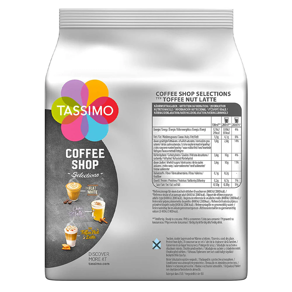 Tassimo Selections Toffee Nut Latte Coffee Pods - Image 4