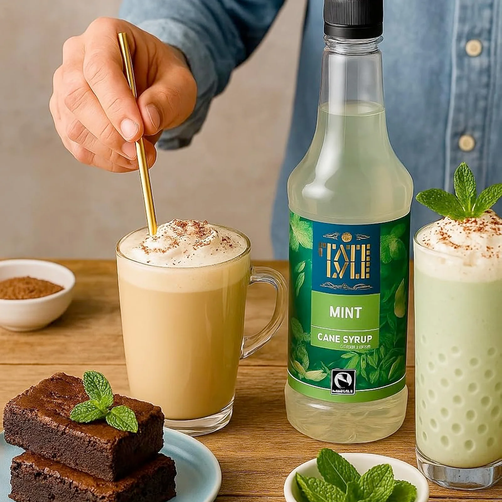 Tate & Lyle Mint Syrup 750ml - Image 5
